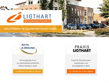 Tablet Screenshot of gesundheitshaus-varel.de